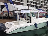 Our Training Boat at Miami International Boat Show